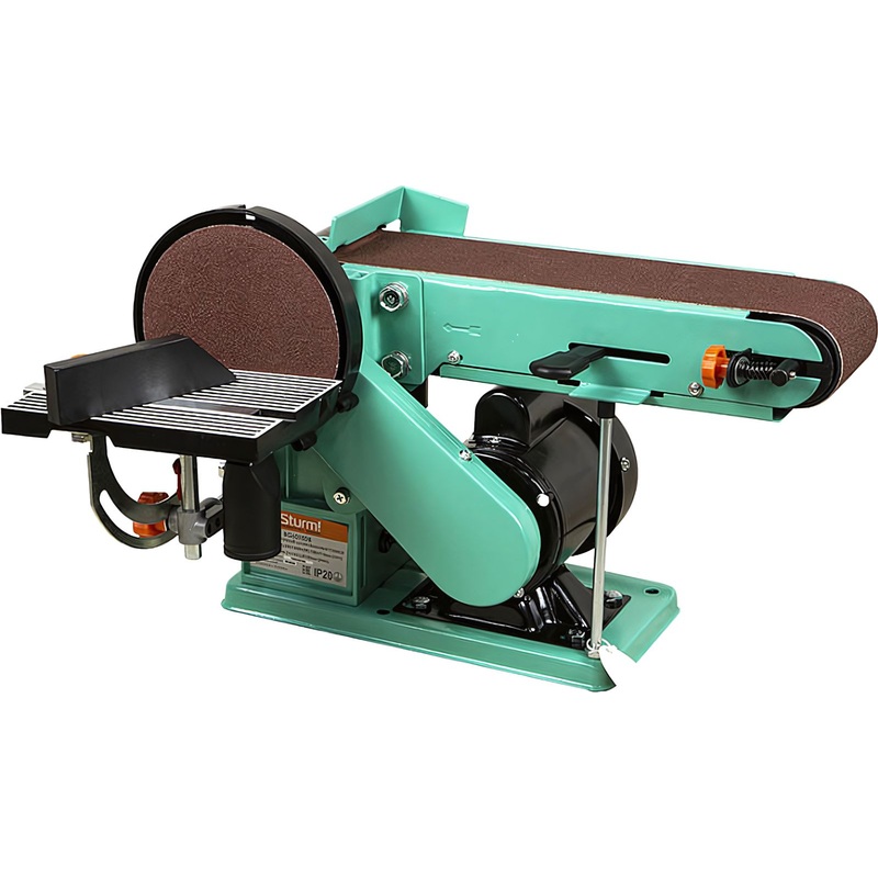 Изображение товара Станок заточной дисково-ленточный Sturm BG6055DB универсальный шлифовальный