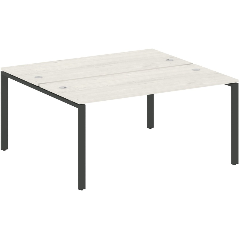 Изображение товара Рабочая станция Metal System Style БП.РАС-СП-2.4 дуб наварра/антрацит 1600x1475x750 мм