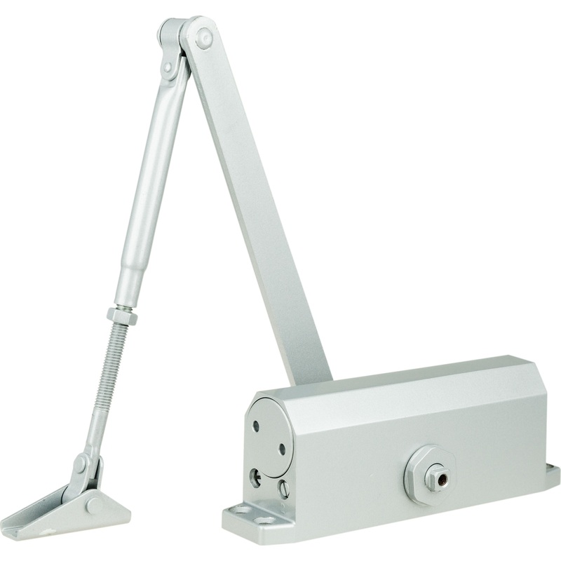 Изображение товара Дверной доводчик Rexant до 65 кг серебристый 46-0503 надежное устройство