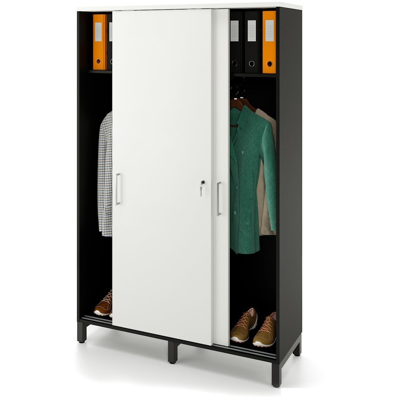 Изображение товара Шкаф для одежды Zamm Формат 11781 белый премиум, металлический каркас, 1200х600х1905 мм