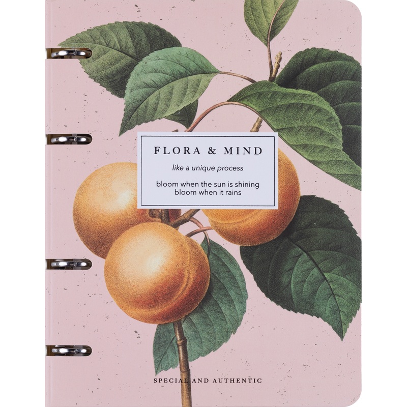 Изображение товара Тетрадь на кольцах со сменным блоком Be Smart Flora А5 120 листов