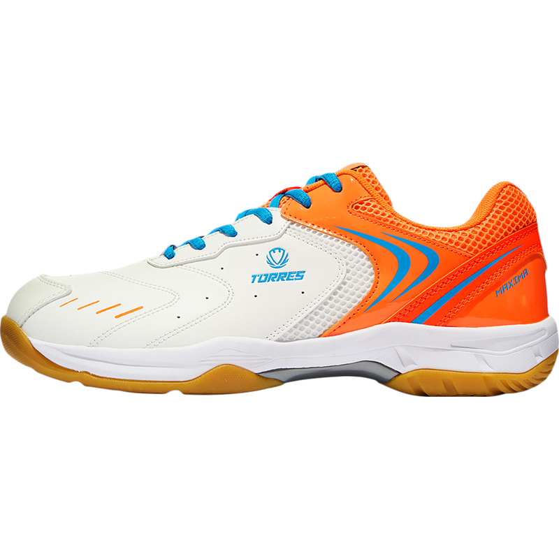 Изображение товара Бутсы зальные Torres Maxima размер 38 белые/оранжевые для волейбола и других игр