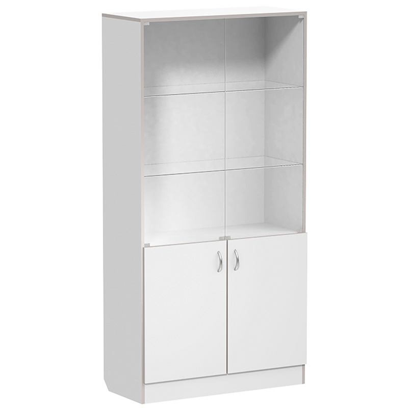 Изображение товара Медицинский шкаф для документов ШМД/МД-504.00 белый стеклянный шкаф 1800 мм Россия