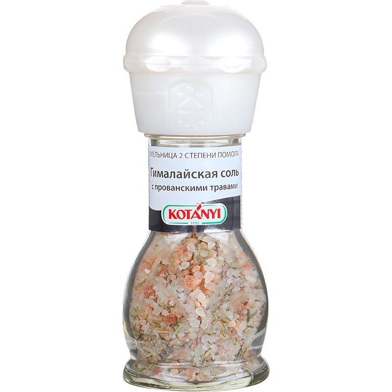 Изображение товара Гималайская соль с прованскими травами Kotanyi мельница 72 г