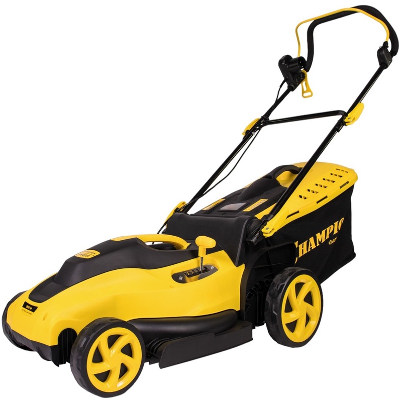 Изображение товара Электрическая газонокосилка Champion EM4217 1800 Вт 42 см с травосборником