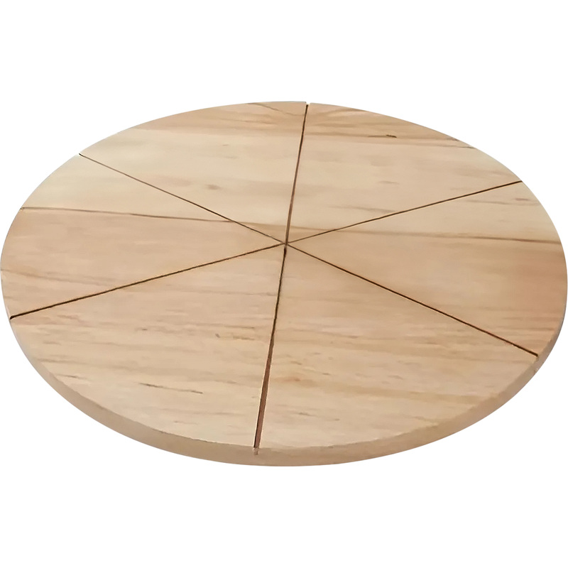 Изображение товара Разделочная доска из дерева бук 45x45x2.2 см для кухни и подачи пиццы