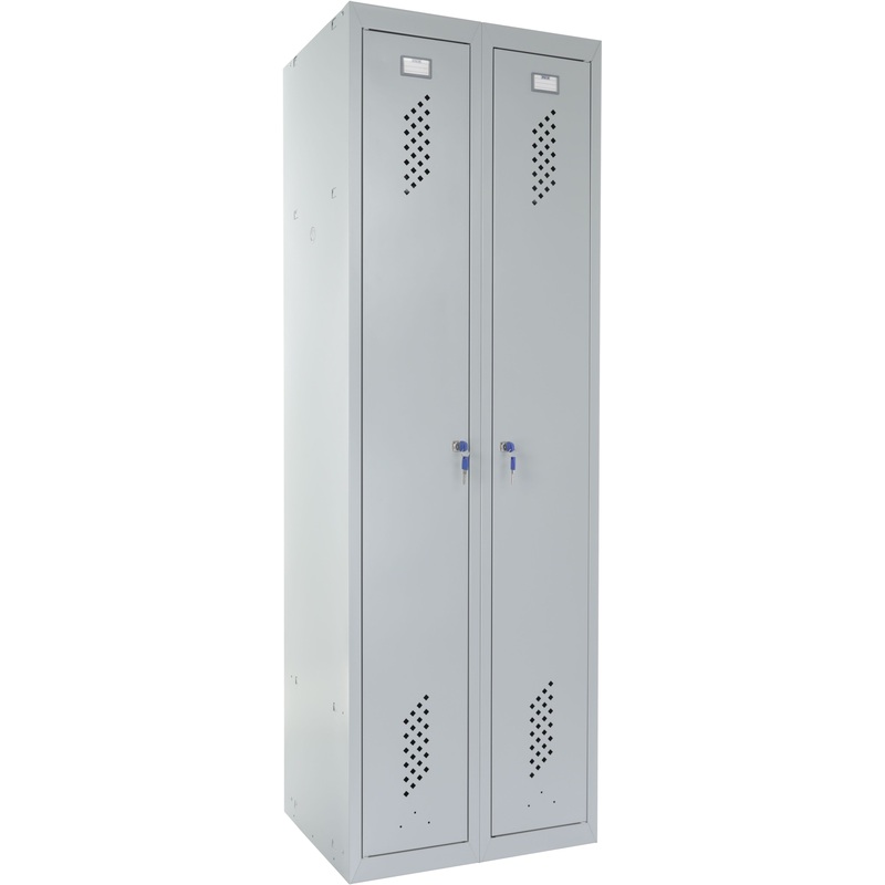 Изображение товара Шкаф металлический Практик ML-21-50 для одежды серый