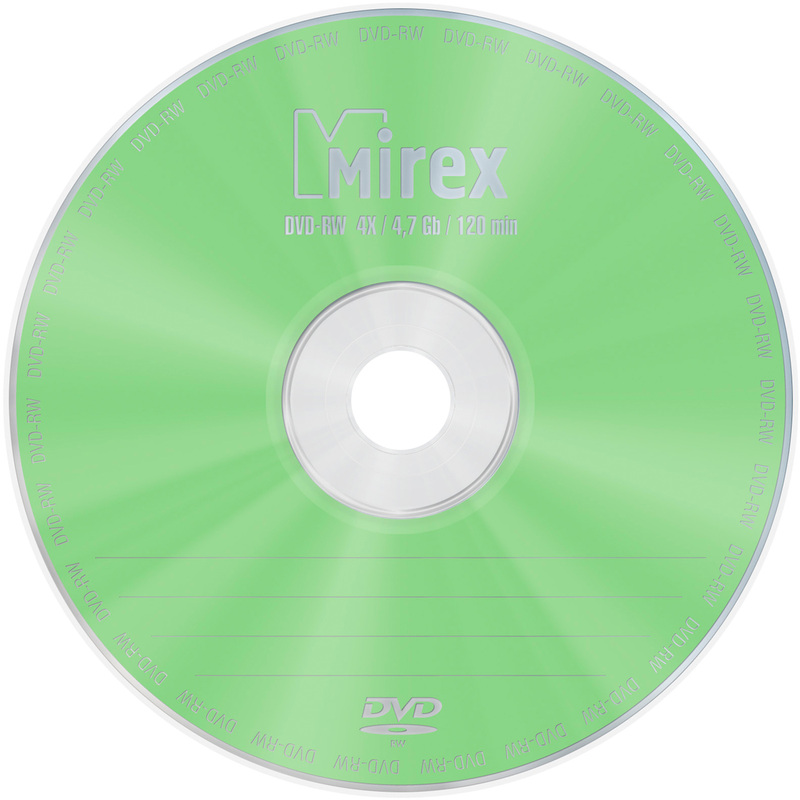 Изображение товара Диск DVD-RW Mirex 4.7 ГБ 4x 25 шт в упаковке