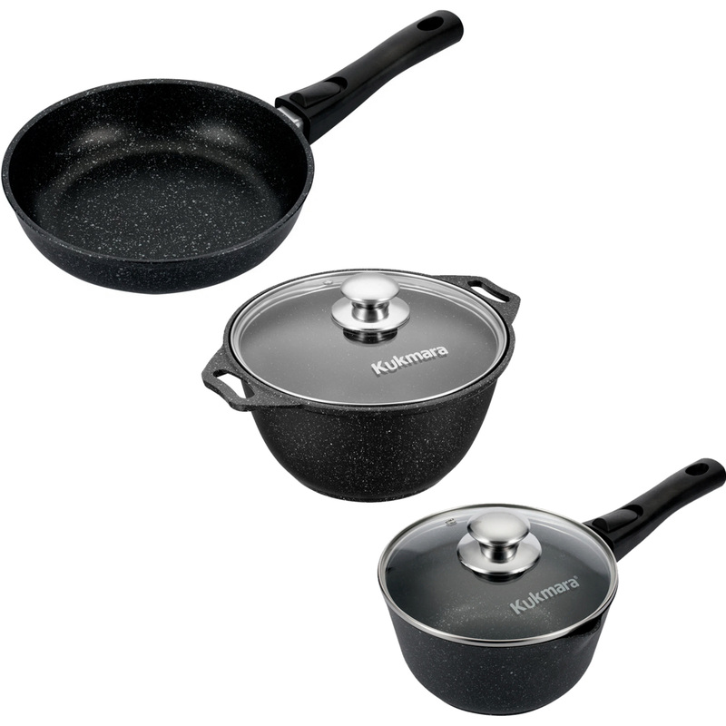 Изображение товара Набор посуды Kukmara НКП03мт литой алюминий 6 предметов