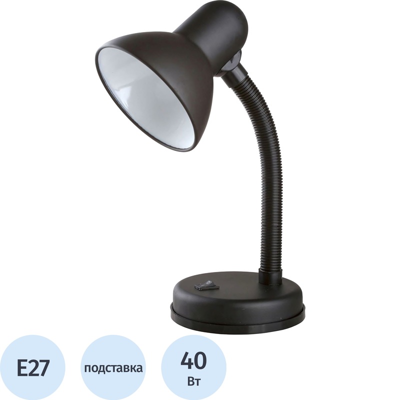 Изображение товара Светильник настольный Camelion KD-301 черный