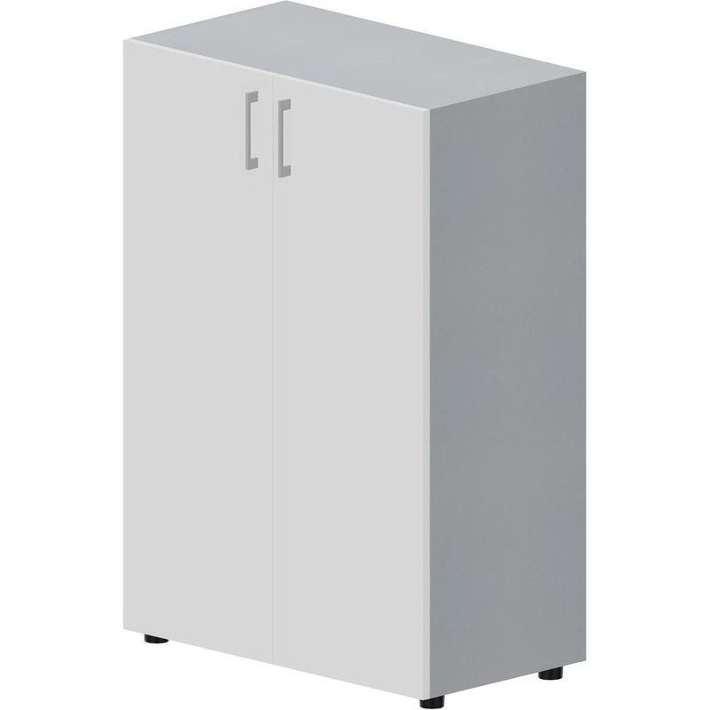 Изображение товара Шкаф для документов Artwood OMMS562TIBL - титан/белый, 800х440х1180 мм