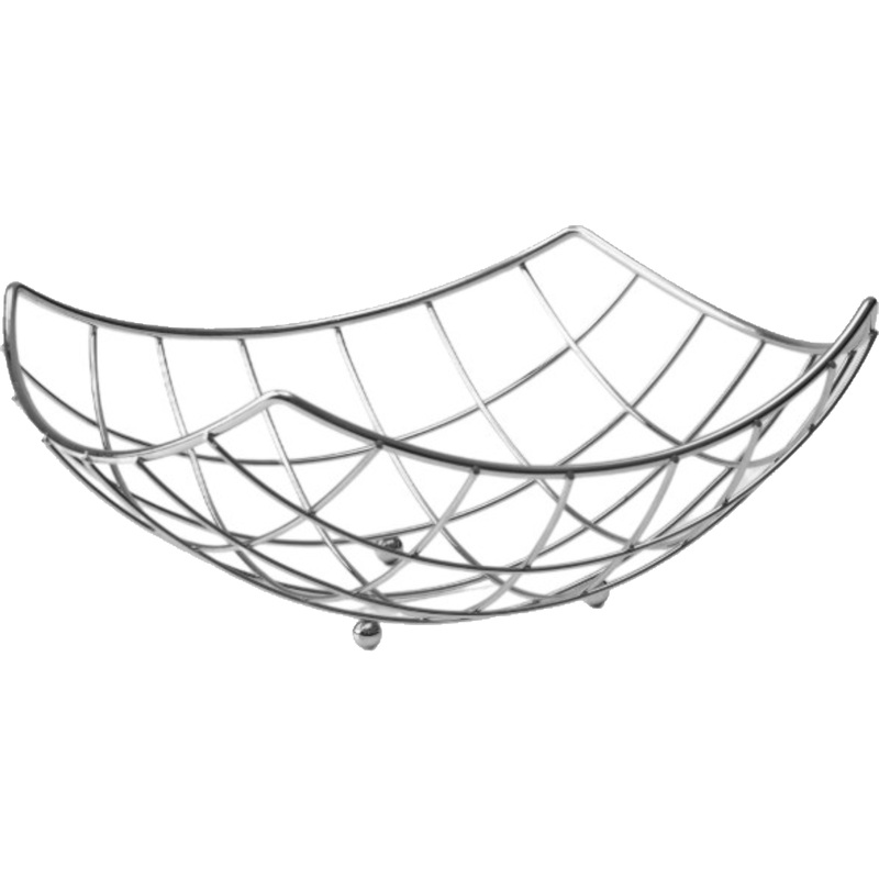 Изображение товара Фруктовница Доляна Решето 235х235 мм металлическая стильный дизайн