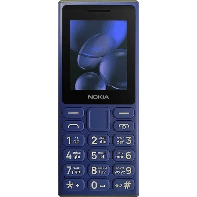Изображение товара Мобильный телефон Nokia 108 TA-1627 DS синий, без сенсорного экрана