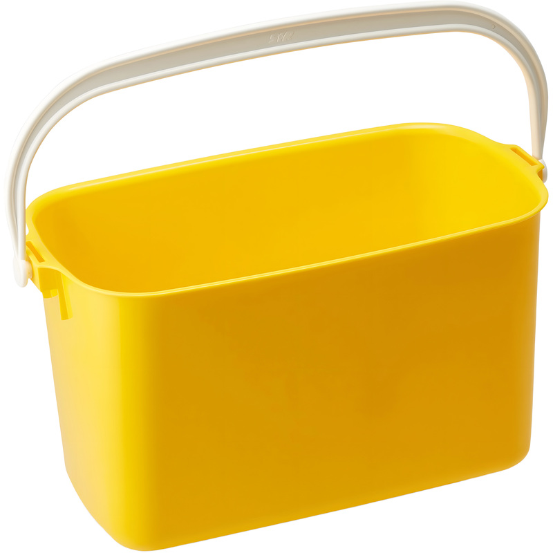 Изображение товара Ведро SYR 9 л пластиковое жёлтое для уборки окон