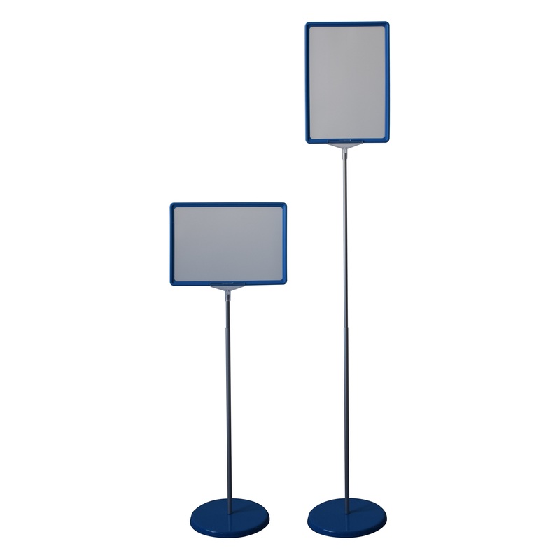 Изображение товара Стойка напольная Attache 600-1000 мм формат А4 синий