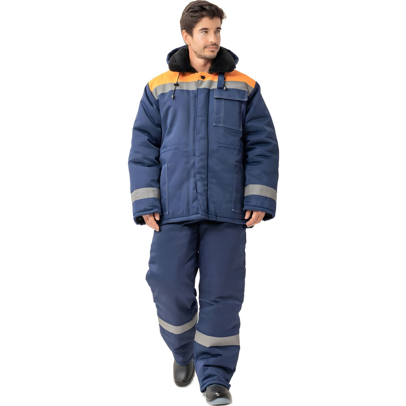 Изображение товара Мужская зимняя рабочая куртка з32-КУ из грета, утепленная синтепоном