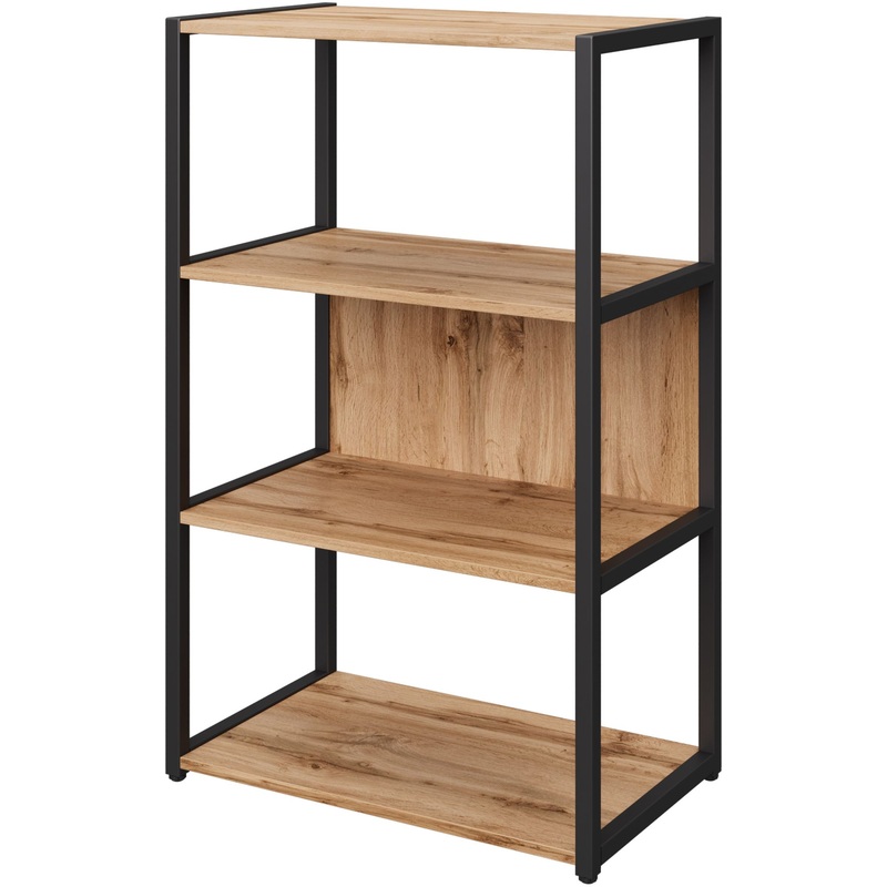 Изображение товара Стеллаж для документов Easy to lead K-Loft 241H020 дуб натуральный чёрный 670х400х1068 мм