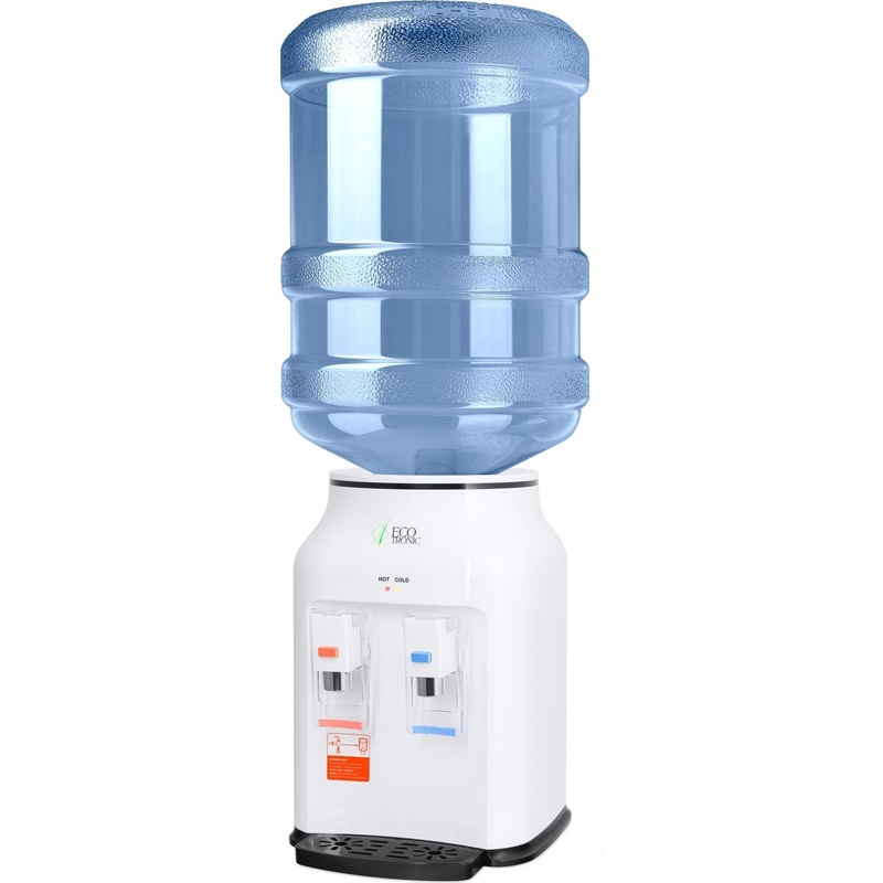 Изображение товара Кулер для воды Ecotronic A2-TE белый нагрев охлаждение настольный