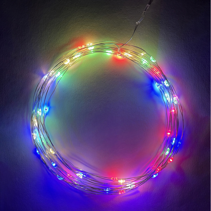 Изображение товара Электрогирлянда Эра Нить 50 светодиодов 5 метров разноцветная