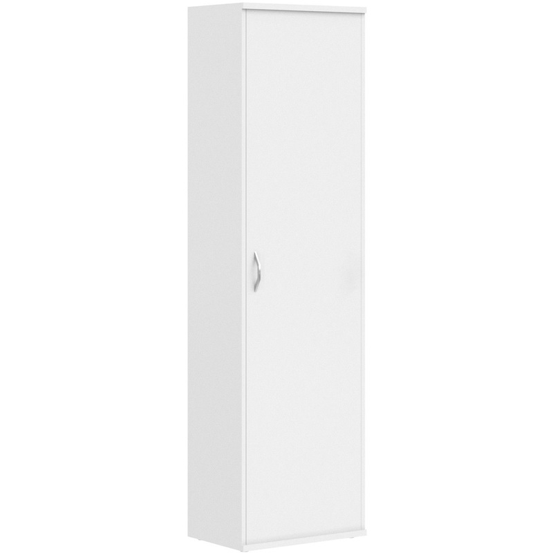 Изображение товара Гардероб Imago ГБ-1 белый узкий высокий шкаф с полкой и штангой