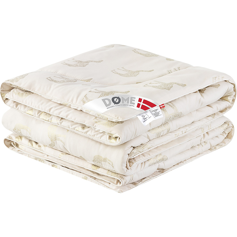 Изображение товара Одеяло 1.5-спальное Dome Camel Soft 140x205 см стеганое с кантом бежевое