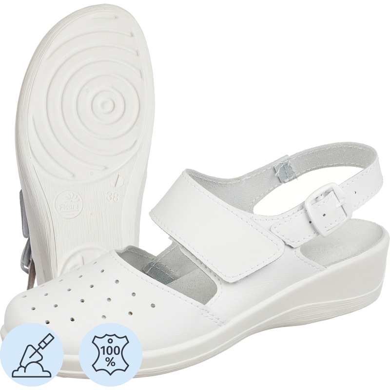 Изображение товара Женские сабо Бэлла из натуральной кожи размер 36 с регулируемым ремешком