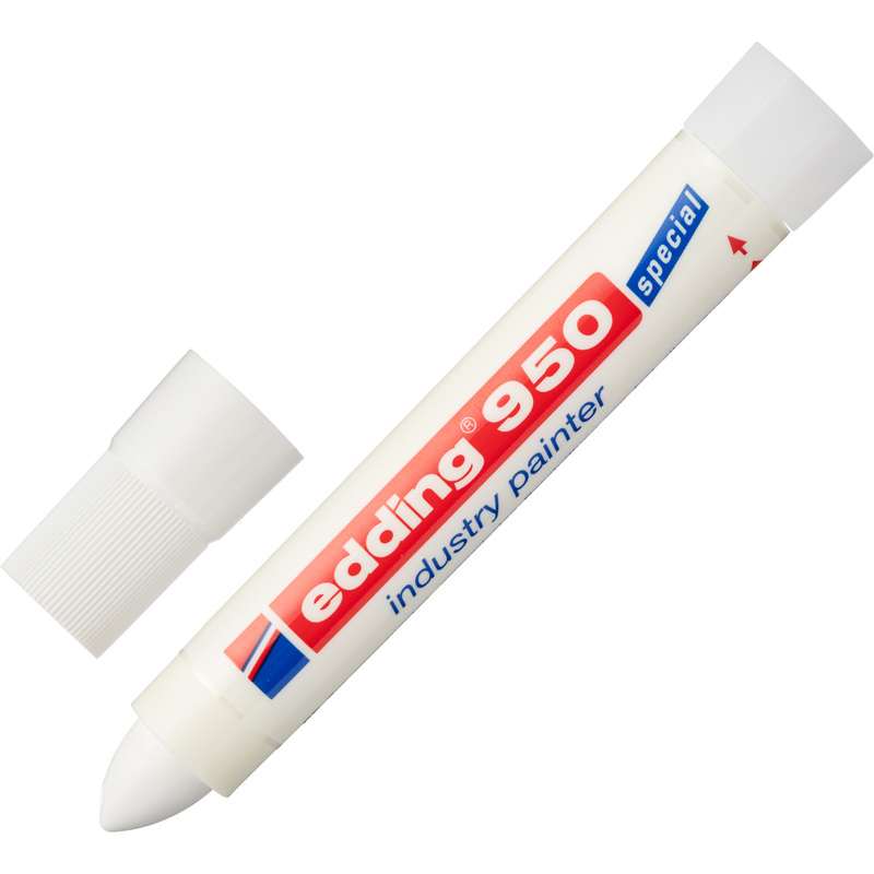 Изображение товара Маркер промышленный Edding E-950/49 белый 2-13 мм для стойкой маркировки