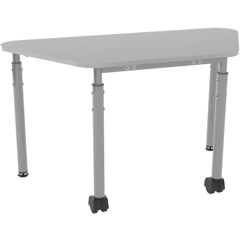 Изображение товара Стол Точка Роста Трапеция серый 1030х500х760 мм