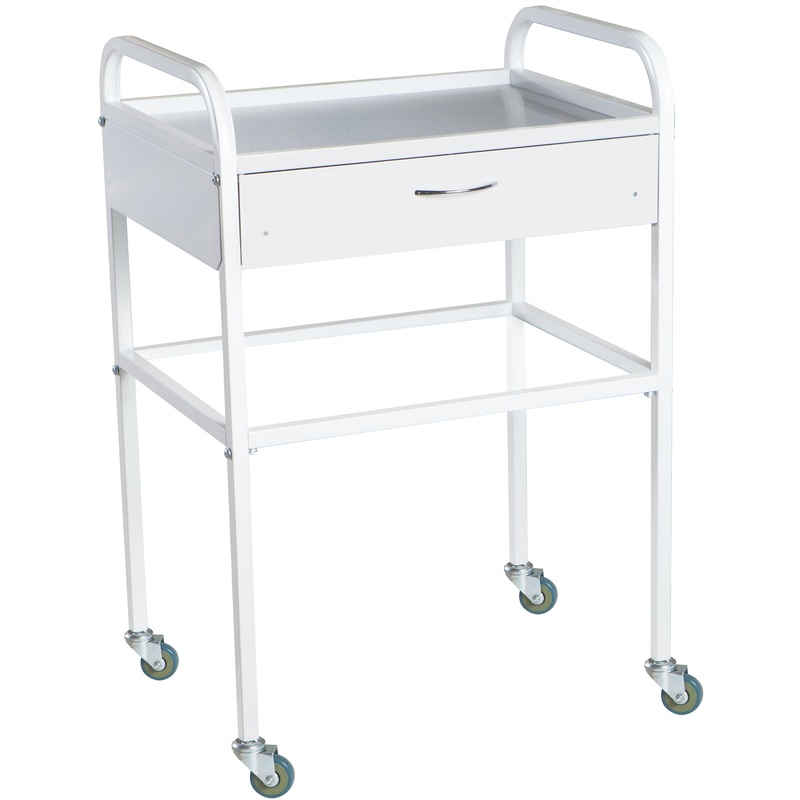 Изображение товара Стол медицинский СМИ-02-01-МС белый — прямой, 580x420x850 мм