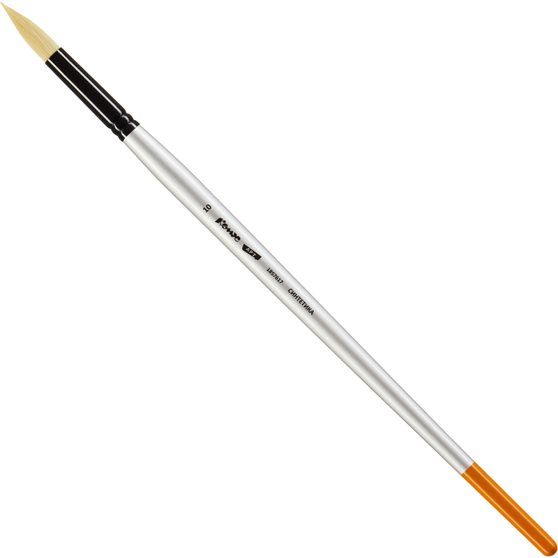 Изображение товара Кисть художественная Комус Арт круглая жесткая синтетика №10