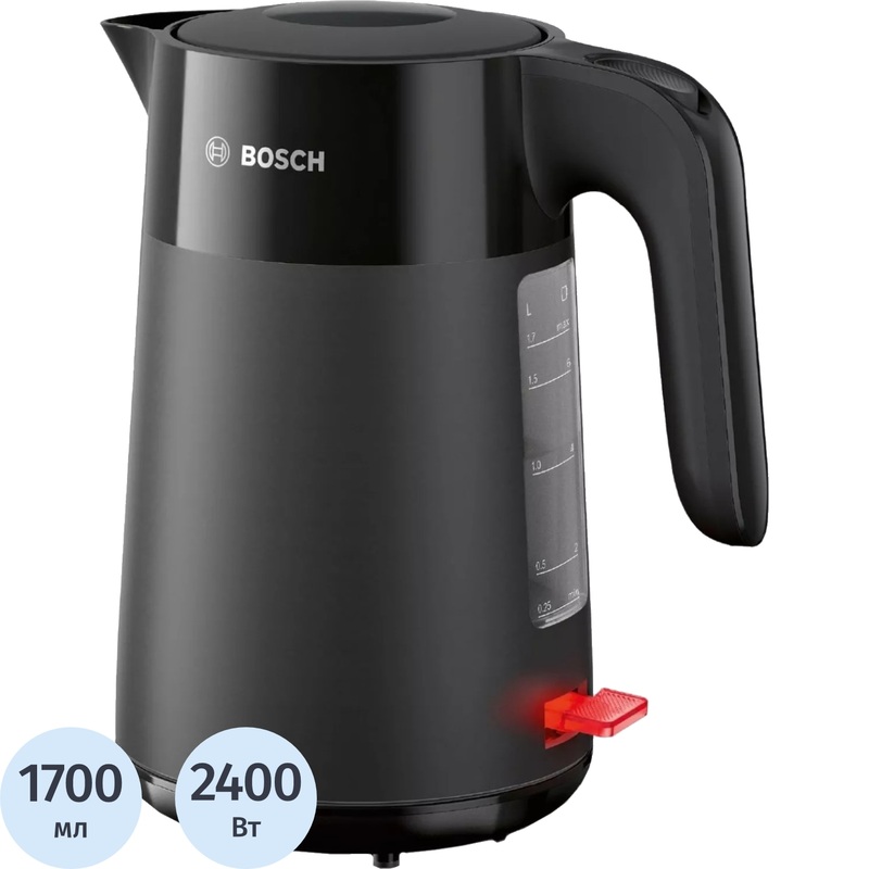 Изображение товара Электрический чайник Bosch TWK 2M163 черный
