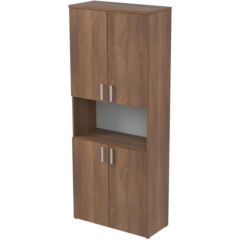 Изображение товара Шкаф для документов 2Ш.005.4 закрытый шамони тёмный 790х370х1960 мм