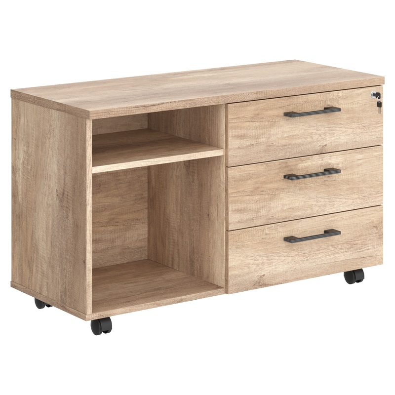 Изображение товара Тумба приставная Torr TLC-3D.1A с замком и ящиками