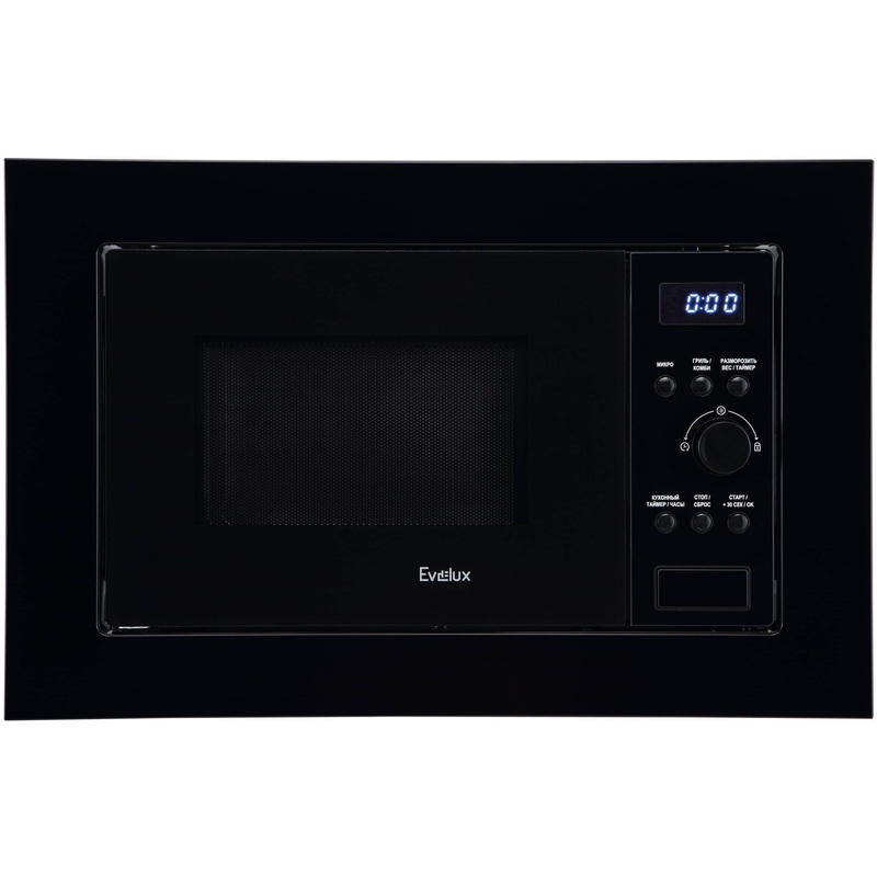 Изображение товара Встраиваемая микроволновая печь Evelux MW 20 B с грилем 20 л черная