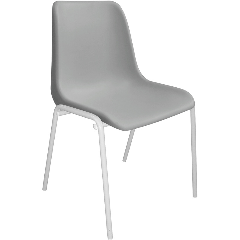 Изображение товара Стул М22 светло-серый пластиковый с металлическим каркасом для дома и офиса Изображение товара Стул М22 светло-серый пластиковый с металлическим каркасом для дома и офиса