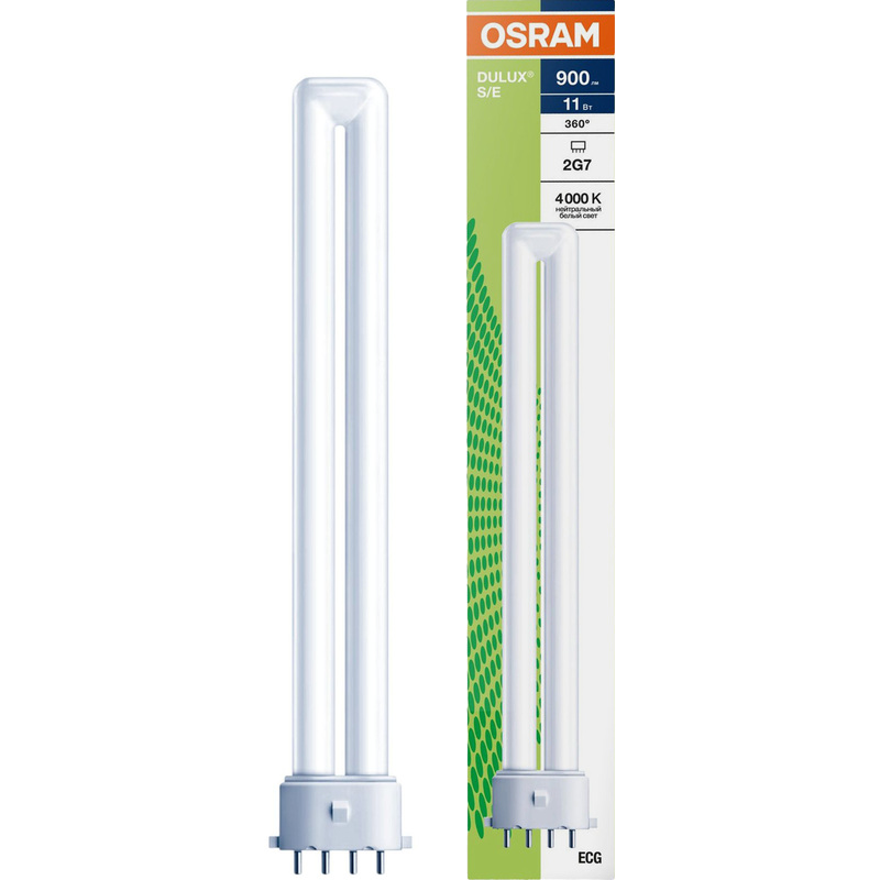 Изображение товара Лампа люминесцентная Osram 11 Вт 2G7 T3 нейтральный белый свет