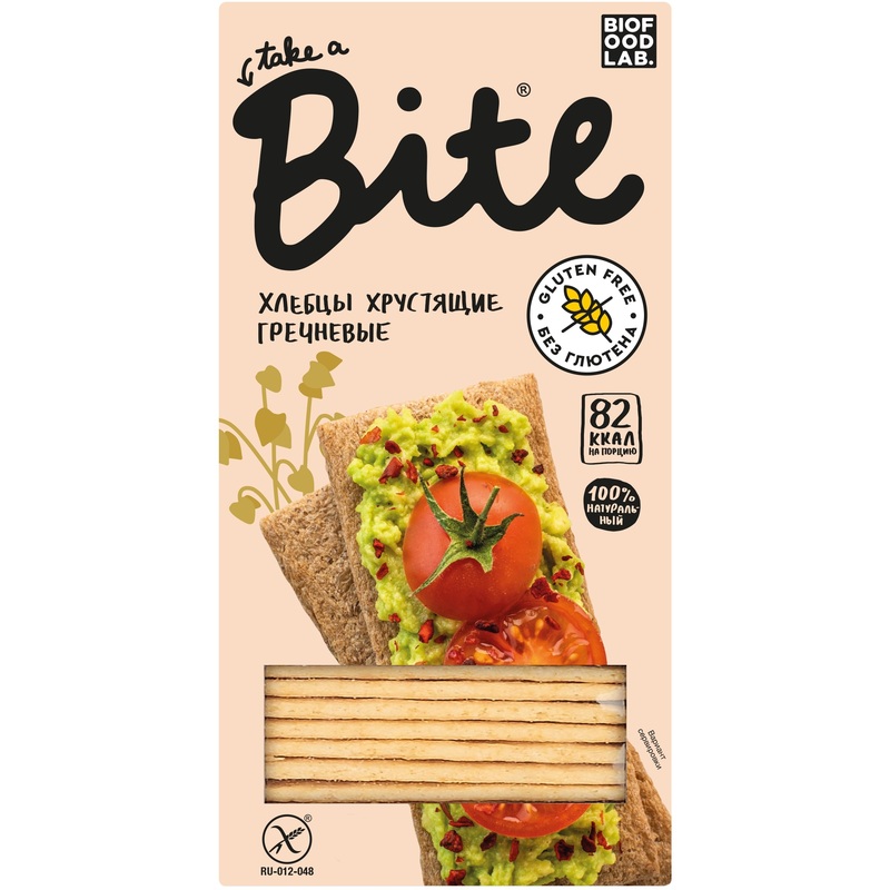 Изображение товара Хлебцы Bite гречневые без глютена 150 г