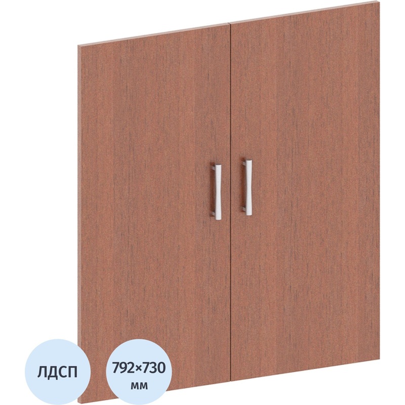 Изображение товара Двери низкие Монолит ЛДСП орех гварнери 730х792 мм