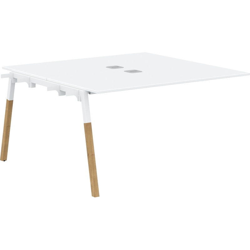 Изображение товара Стол приставной Forta FIWST 1313 из ЛДСП и массива бука 1380х1370х733 мм