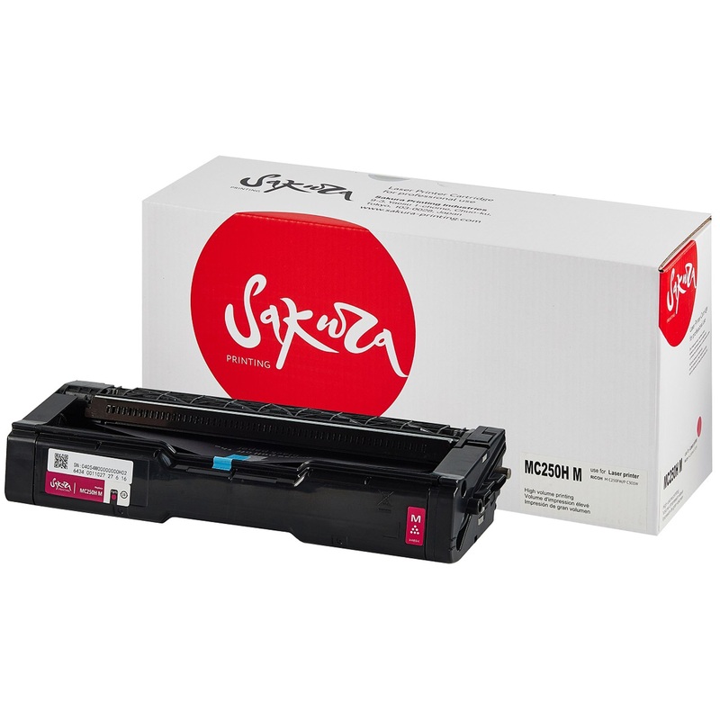 Изображение товара Лазерный картридж Sakura M C250H для Ricoh пурпурный повышенной емкости