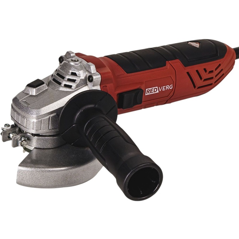 Изображение товара Угловая шлифмашина Redverg RD-AG1100-125 мощность 1100Вт диск 125мм профессиональный инструмент
