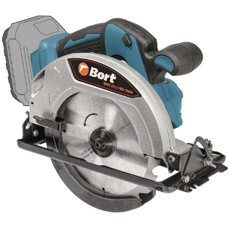Изображение товара Циркулярная аккумуляторная пила Bort BHK-21LI-185 Solo без АКБ и ЗУ