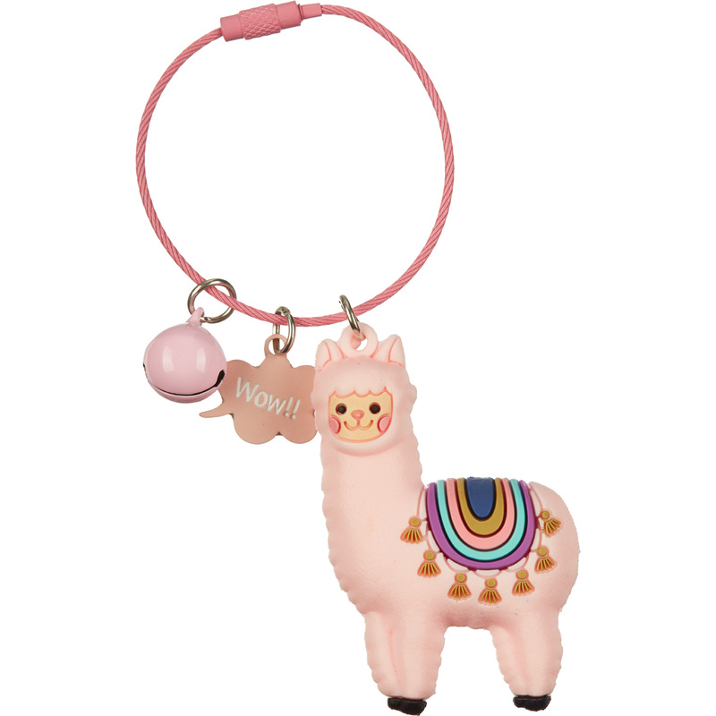 Изображение товара Брелок Лама розовый