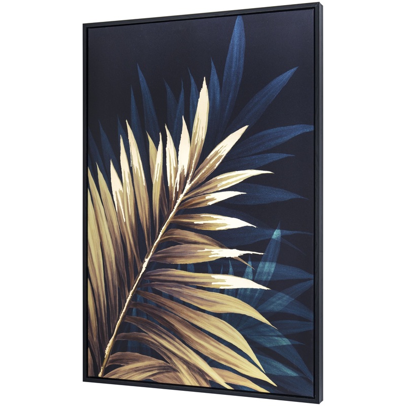 Изображение товара Картина на холсте Tomas Stern 90x60 см с золотой фольгой и рамой