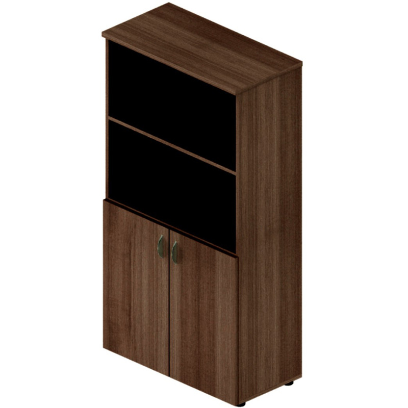 Изображение товара Шкаф для документов Агат АО-36 полузакрытый (орех палдао, 800x400x1520 мм)