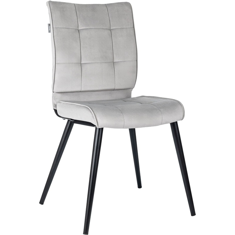 Изображение товара Стул обеденный Бюрократ CH-K10 светло-серый с металлическим каркасом