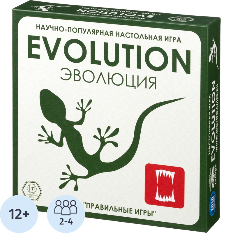 Изображение товара Настольная игра Правильные игры Эволюция - научно-популярная стратегия для от 12 лет