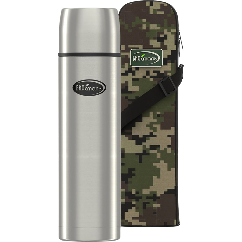 Изображение товара Термос Biostal NBP-1200B Узкое горло 1000 мл Металлик