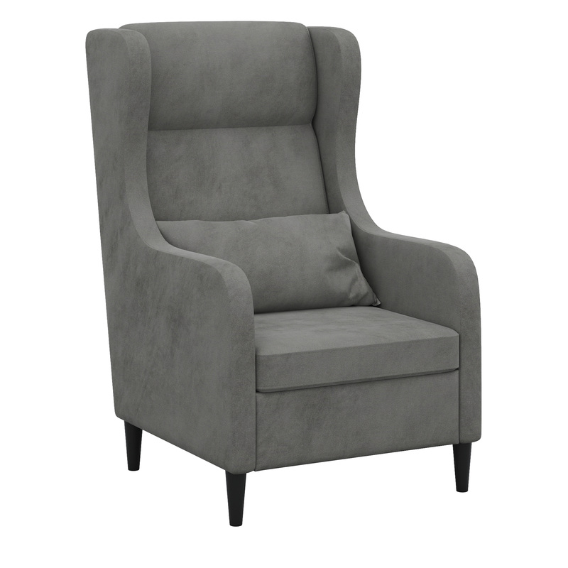 Изображение товара Кресло Leset Хилтон серое — ткань, классика и комфорт