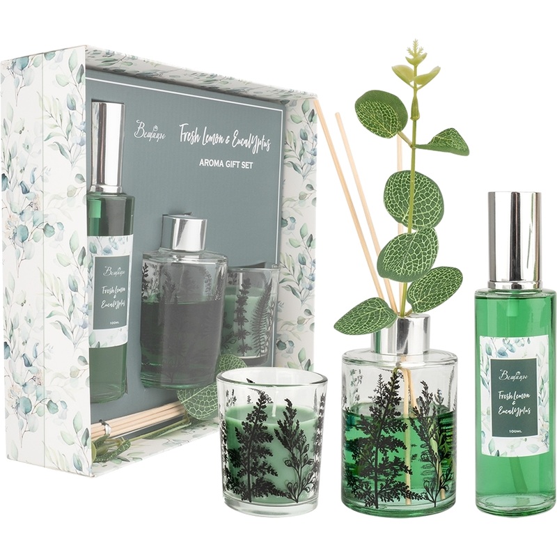 Изображение товара Ароматический набор Вещицы Fresh Lemon & Eucalyptus 3 предмета